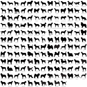 Dog Silhouette Custom Engraved Tumbler - Over 450 Breeds!