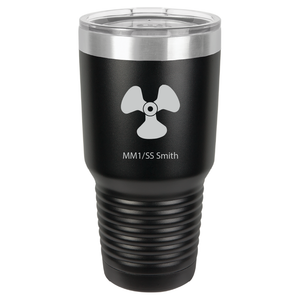 US Navy Rating Engraved Tumbler