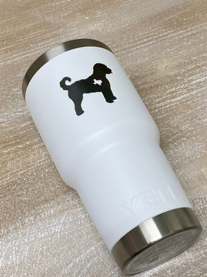 Engraved 30oz Tumbler - Doodles <3 Texas.