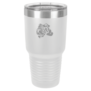 English Bulldog Custom Engraved Tumbler