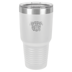 English Bulldog Custom Engraved Tumbler
