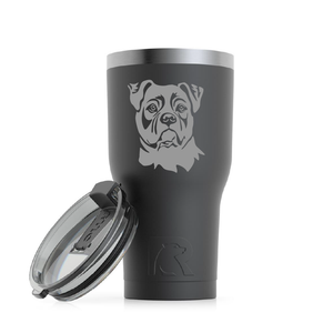 American Bulldog Custom Engraved Tumbler