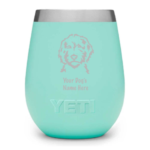 Custom Engraved Doodle Tumbler with Name.