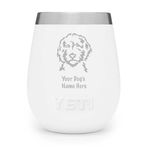 Custom Engraved Doodle Tumbler with Name.