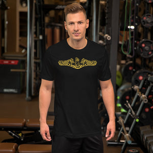 US Navy Submarine Insignia T-Shirt (Gold)