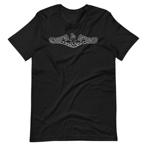 US Navy Submarine Insignia T-Shirt (Silver)