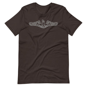 US Navy Submarine Insignia T-Shirt (Silver)