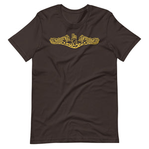 US Navy Submarine Insignia T-Shirt (Gold)