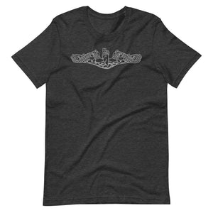 US Navy Submarine Insignia T-Shirt (Silver)