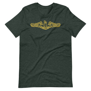 US Navy Submarine Insignia T-Shirt (Gold)