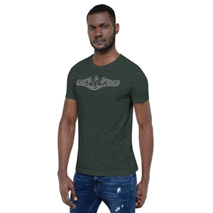 US Navy Submarine Insignia T-Shirt (Silver)