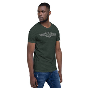 US Navy Submarine Insignia T-Shirt (Silver)