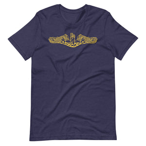 US Navy Submarine Insignia T-Shirt (Gold)