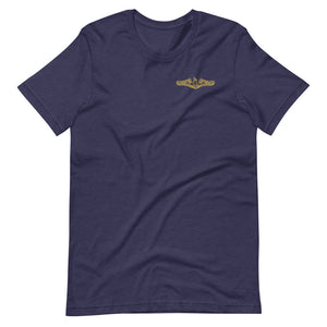 US Navy Submarine Insignia T-Shirt (Small - Gold)
