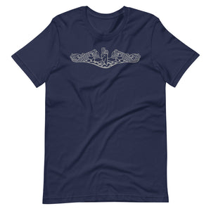 US Navy Submarine Insignia T-Shirt (Silver)