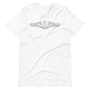 US Navy Submarine Insignia T-Shirt (Silver)