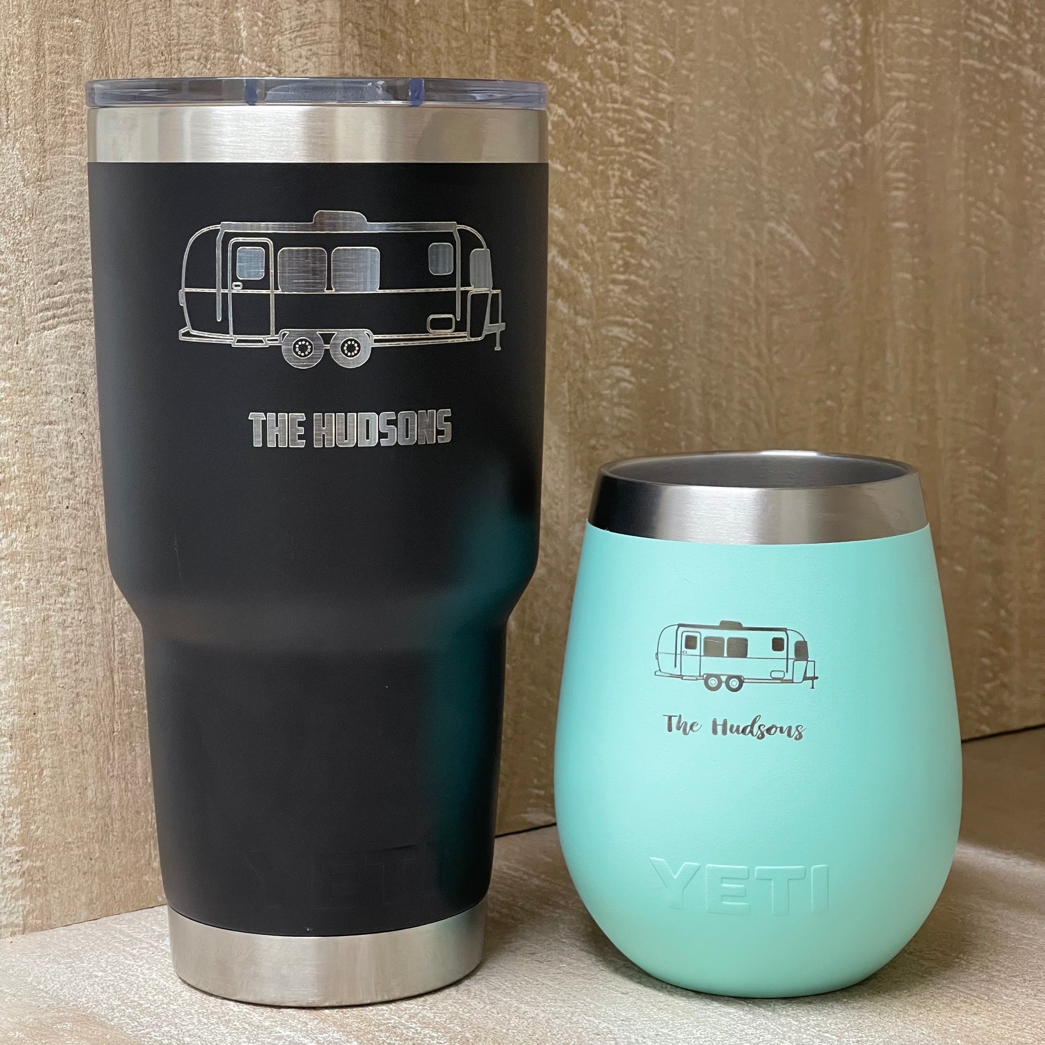 Happy Camper Personalized Yeti Mug - Custom Mug Engraving