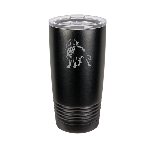 Load image into Gallery viewer, Custom Engraved Bernese Mountain Dog Tumbler.
