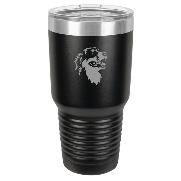 Load image into Gallery viewer, Custom Engraved Bernese Mountain Dog Tumbler.
