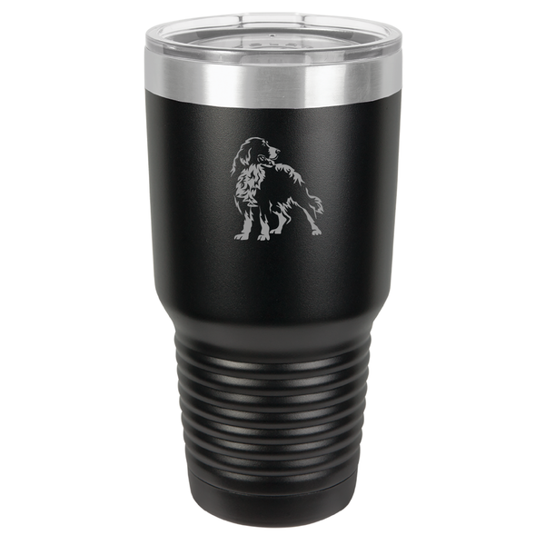 Load image into Gallery viewer, Custom Engraved Bernese Mountain Dog Tumbler.
