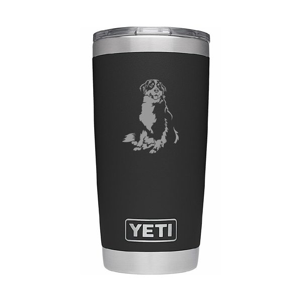 Load image into Gallery viewer, Custom Engraved Bernese Mountain Dog Tumbler.
