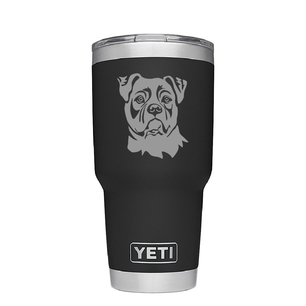 American Bulldog Custom Engraved Tumbler