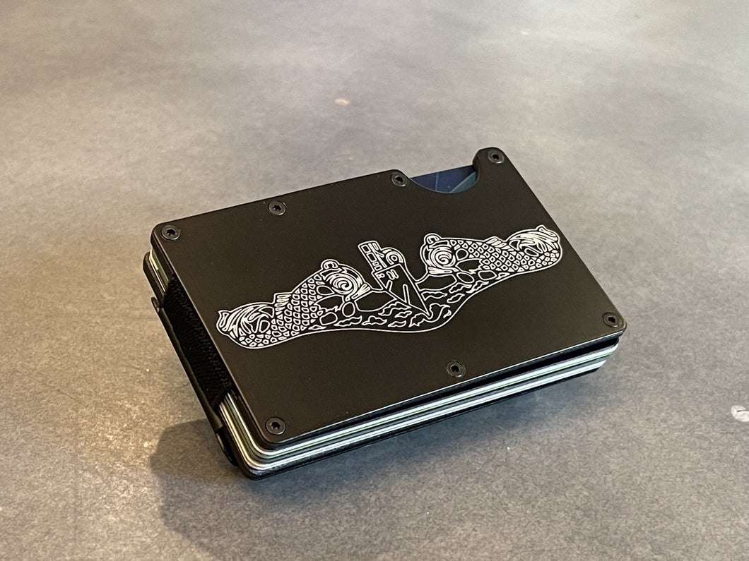 US Submarine Warfare Insignia Metal Wallet