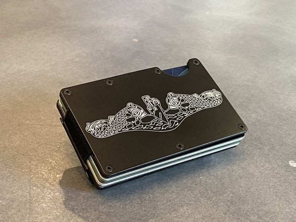 Load image into Gallery viewer, US Submarine Warfare Insignia Metal Wallet
