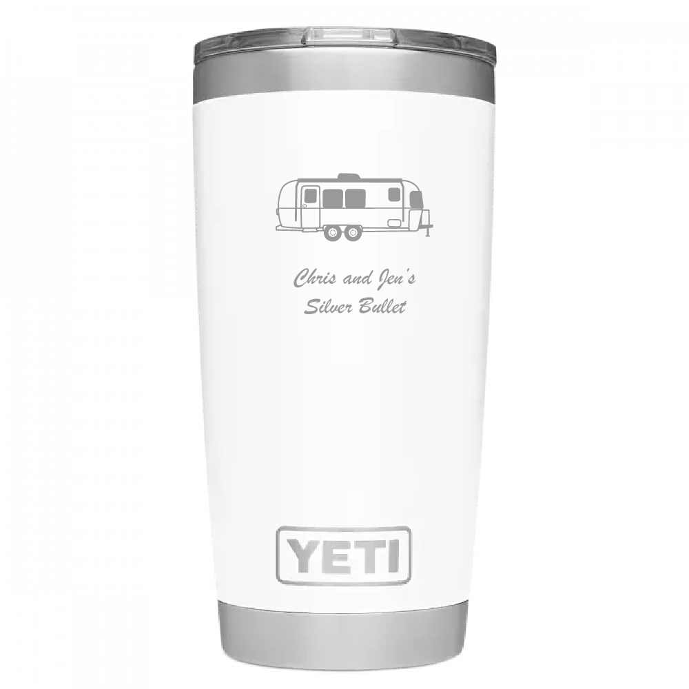 Custom Engraved Airstream Tumbler by Elephant Engraving Co.