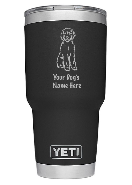 Load image into Gallery viewer, Custom Engraved Doodle Tumbler with Name.
