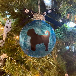 Custom Dog Holiday Ornament.
