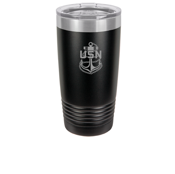 Load image into Gallery viewer, US Navy Chief Engraved Tumbler
