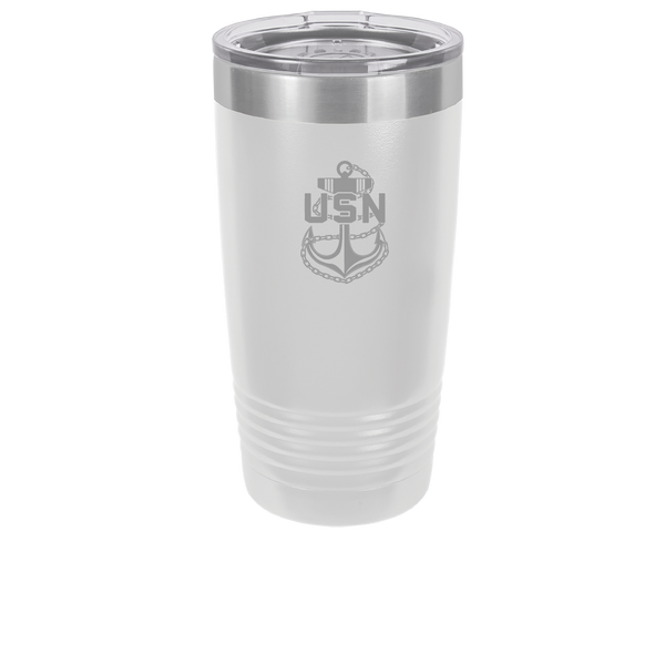 Load image into Gallery viewer, US Navy Chief Engraved Tumbler
