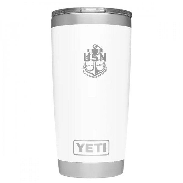 Load image into Gallery viewer, US Navy Chief Engraved Tumbler
