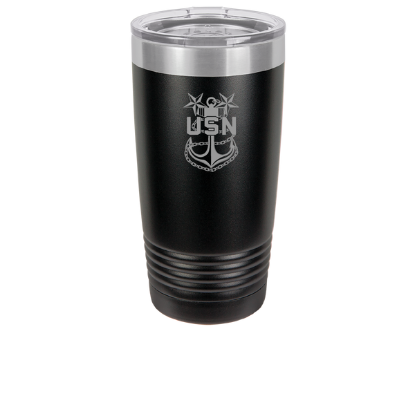 Load image into Gallery viewer, US Navy Master Chief Engraved Tumbler
