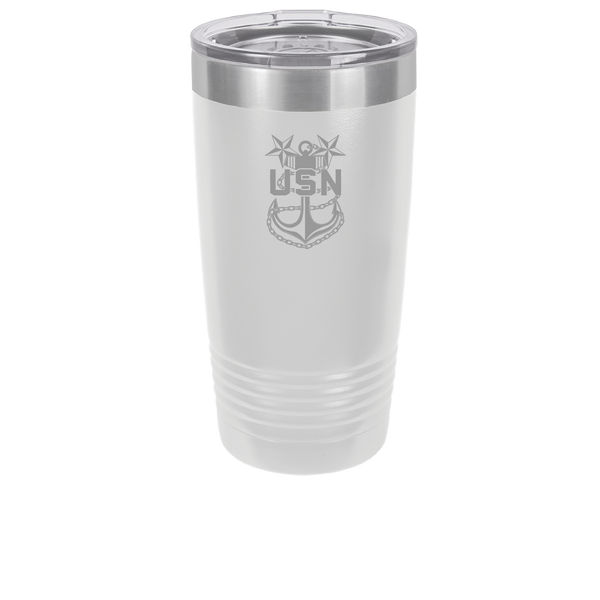 Load image into Gallery viewer, US Navy Master Chief Engraved Tumbler
