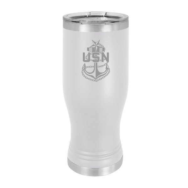 Load image into Gallery viewer, US Navy Senior Chief Engraved Tumbler
