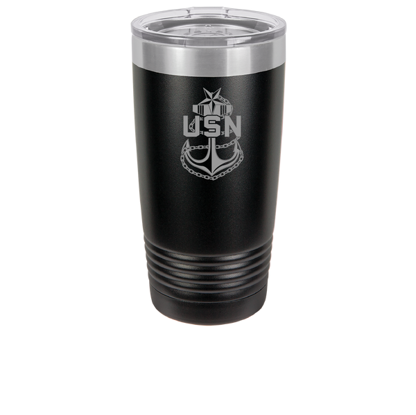 Load image into Gallery viewer, US Navy Senior Chief Engraved Tumbler
