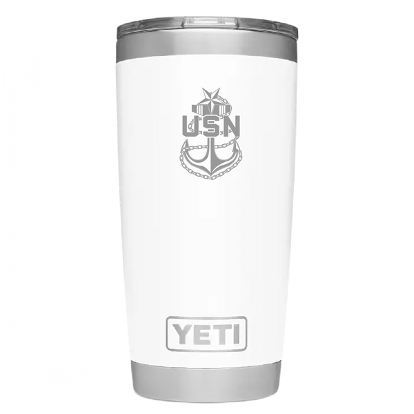 Load image into Gallery viewer, US Navy Senior Chief Engraved Tumbler
