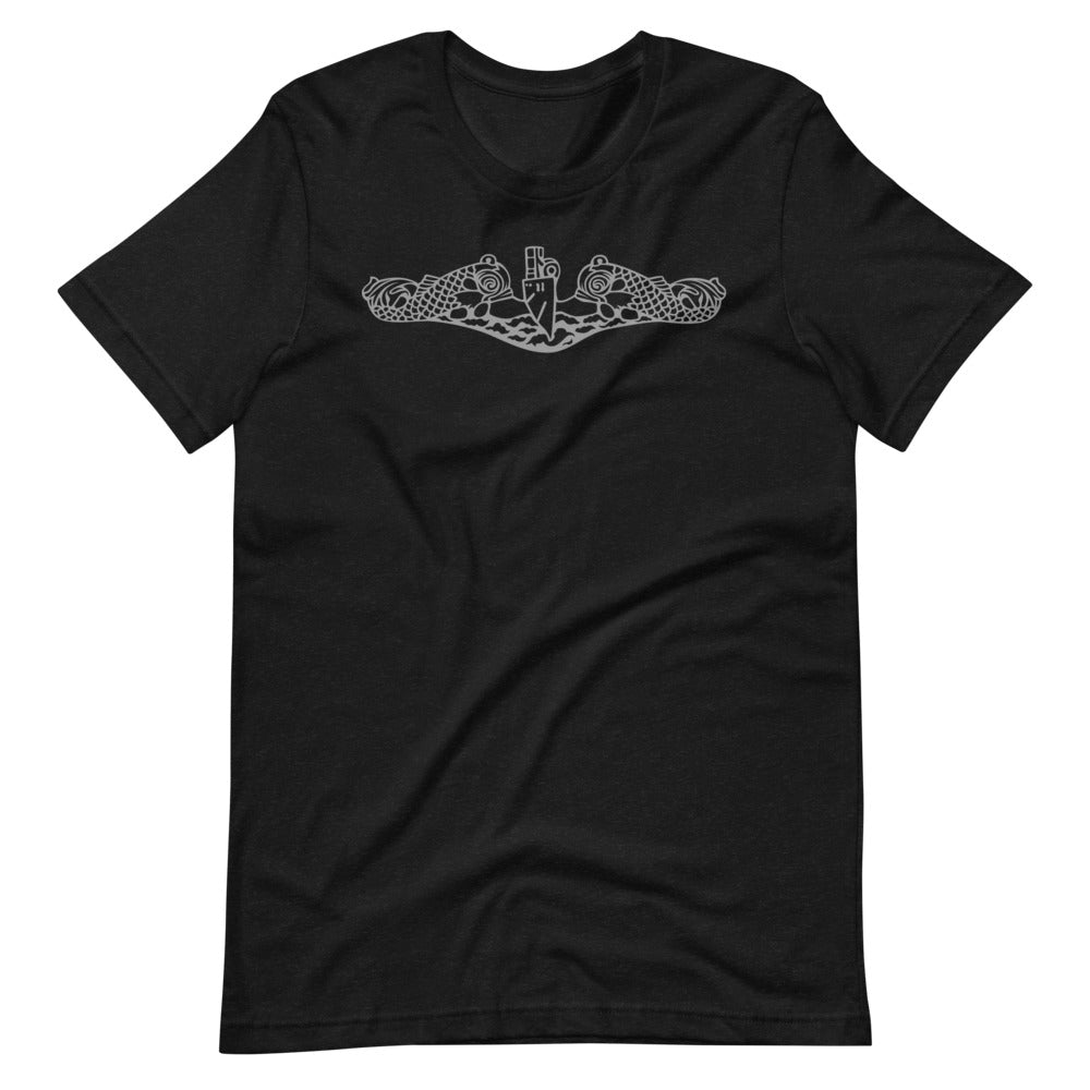 US Navy Submarine Insignia T-Shirt (Silver)
