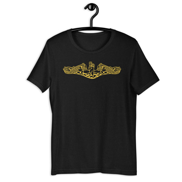 Load image into Gallery viewer, US Navy Submarine Insignia T-Shirt (Gold)
