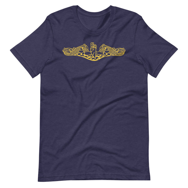 Load image into Gallery viewer, US Navy Submarine Insignia T-Shirt (Gold)
